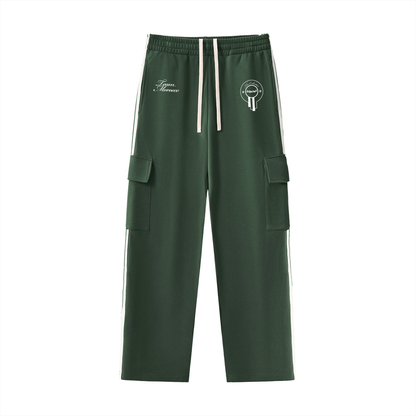 Morocco cargo pants,AFCON 2025 pants,Team Morocco pants,side stripe cargo pants