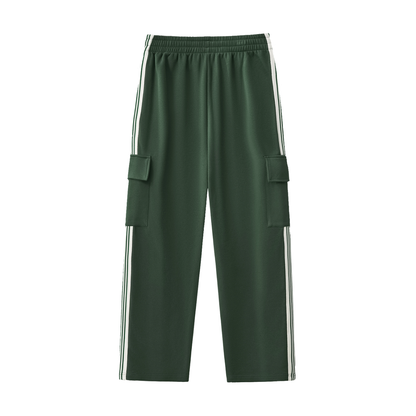 Morocco cargo pants,AFCON 2025 pants,Team Morocco pants,side stripe cargo pants